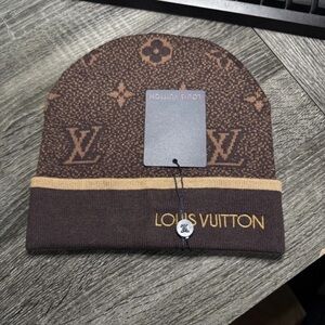 Louis Vuitton Brown and Tan Monogram Hat